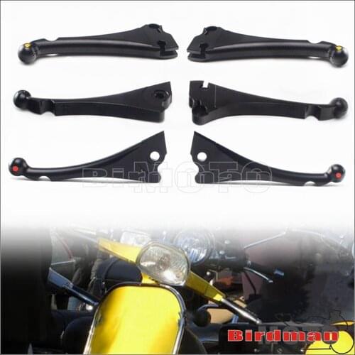 Aluminum Scooter Motorcycle Front Disc Rear Drum Brake Clutch Levers For VESPA S150 LX LXV 150 PRIMAVERA 150 SPRINT 150 2017-19