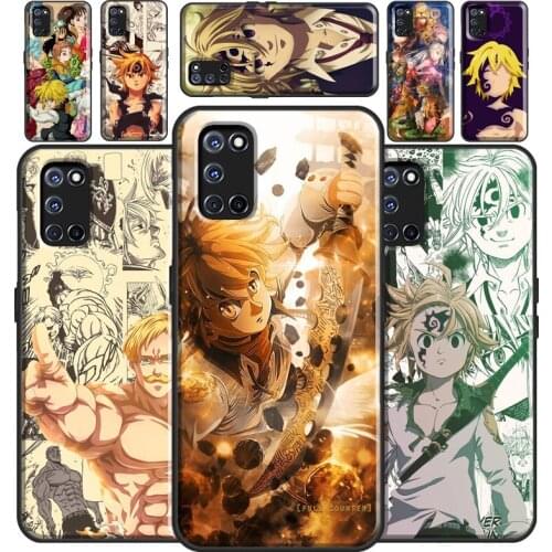 Seven deadly sins Meliodas Escanor Case For OPPO A72 A52 A15 A91 A83 A3S A5S A5 A9 A53 A31 2020 F5 F7 Find X2 X3 Pro Cover