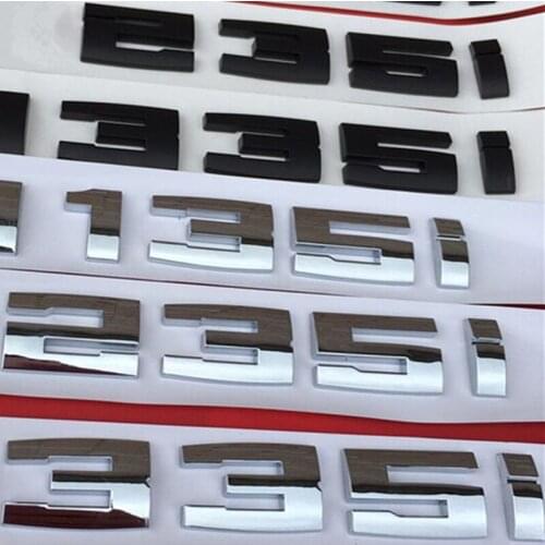 Letter Emblem for BMW M M1 M2 M3 M4 M5 M6 M7 M8 X4M X5M X6M M540i M135i M335i M240i M550d M750Li Car styling Trunk Badge Sticker