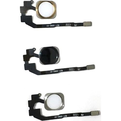 50pcs For iPhone 5S 6g 6 6s plus 7g 7 Plus Home Button with Flex Cable Home button Flex Assembly