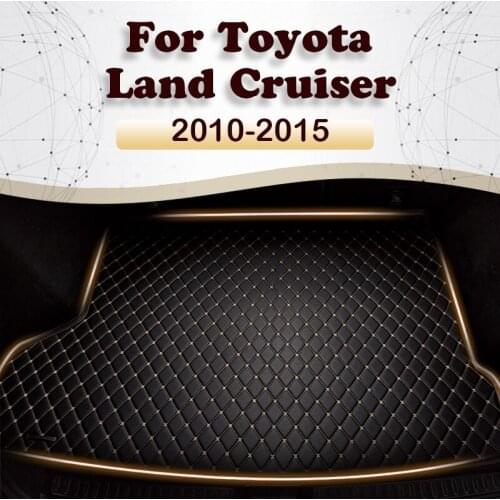 Car trunk mat for Toyota Land Cruiser Five seats 2010 2011 2012 2013-2015 Cargo Liner Carpet Interior Parts Accessories Cover