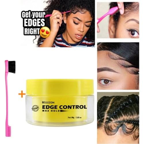 Hair Styling Cream Clay Hair Oil Wax Matte Natural Strong Wax 80g Fragrances Broken Hair Finishing Anti-Frizz Care Natural TSLM2