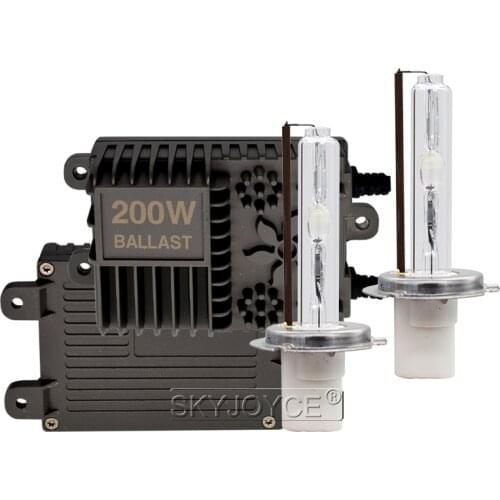 2021 200W Xenon Kit Car Light HID Conversion Ballast H1 H3 H7 H8 H11 HB3 HB4 Ceramic Car Headlight Xenon Bulb 4300K 6000K 8000K