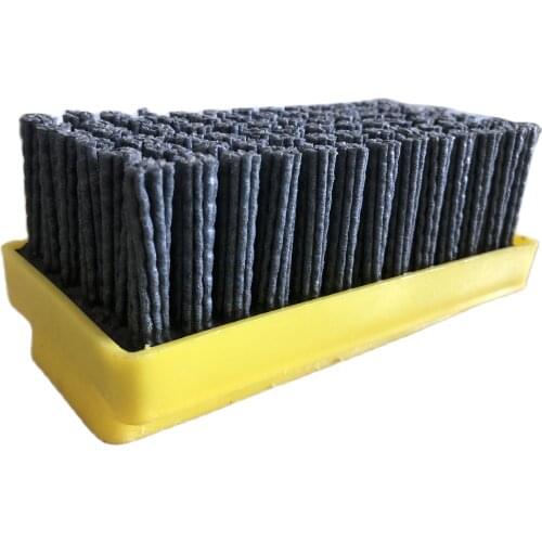 L 140MM Diamond Fickert Abrasive Strong Antique Brush With Glue For Stone Marble Granite Polishing And Cleaning