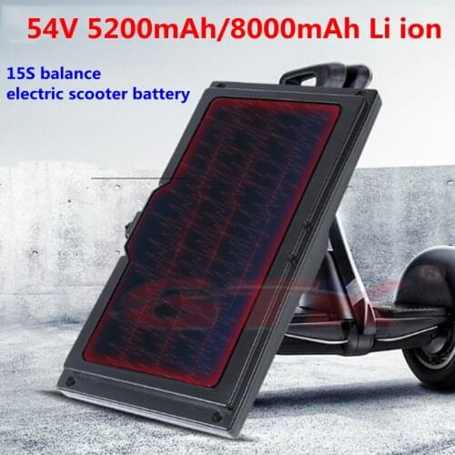 GTK 15s 54V 5200mAh 8000mAh Lithium ion battery for mini9 electric balance scooter skateboard