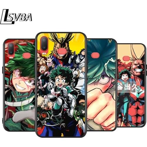 My Hero Academia Anime for Samsung Galaxy A9 A8 Star A750 A7 A6 A5 A3 Plus 2018 2017 2016 Black Phone Case Soft Cover