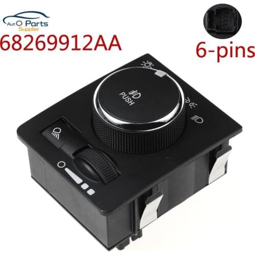 New 68269912AA Headlight Instrument Panel Dimmer and Dome Light Switch For Dodge Ram 1500 2500 3500 4500 5500 2013-2018
