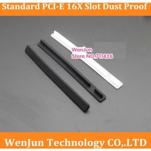 PCI-EX16 graphics card dust plug PCIE X16 slot dust proof Rubber strip for laptop Mainboard protection rubber plug dust