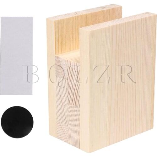 BQLZR 10x7x13.5cm Wood Table Desk Bed Riser Lift Furniture Lifter Storage for 4CM Groove Feet Up to 10CM Lift