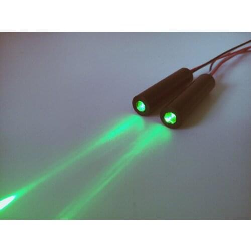 Industrial 515nm/520nm 5mw green laser module w/ TTL modulation/ frequency controllable