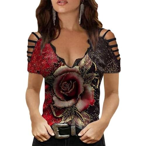 PYL Womens Summer T-shirts