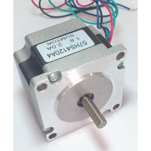 CNC NEMA 23 Stepper Motor 76 oz-in Body Length 41mm CE Rohs CNC Kit Motor
