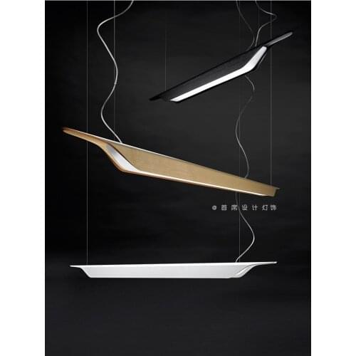 Studio bar counter desk restaurant word modern minimalist long-shaped wooden art foreign creative chandelier