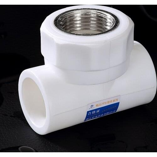 Gogo cheap price female tee fitting 20mm 25mm 32mm female thread PPR water pipe