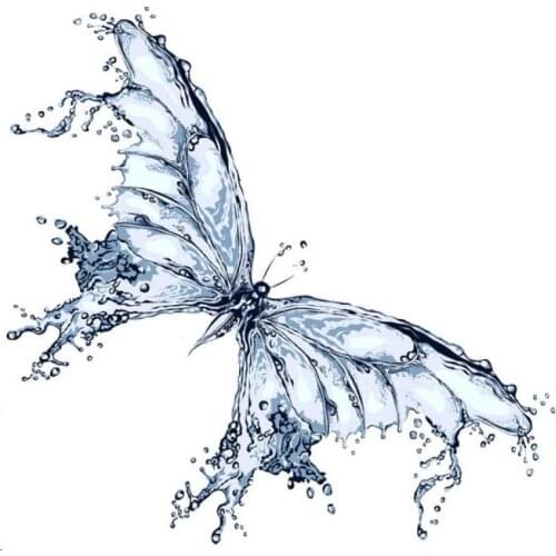 JuYouHui Exterior Accessories Decal Cartoon Butterfly Car Stickers Motorcycles Window Bumper Laptop Vinyl Decals PVC 15cm