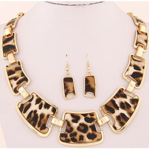 YADA Trend Sexy Gothic Geometry Choker Necklace Earrings Sets For Women Jewelry Classic Big Necklaces Earring Set Gift ST210004