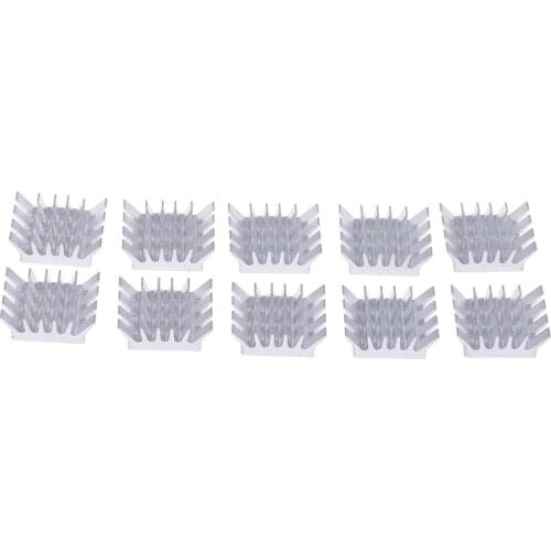 10pcs Aluminum Heatsink Radiator Computer Cooler Radiator Heat Sink For Motherboard DDR VGA RAM Memory IC Chipset Cooler
