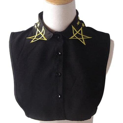 2017 New Women Cute Fashion Blouse False Collar Black white Decorative Detachable Collar