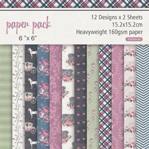 6" 12 Sheets Wedding Design Scrapbooking Origami Art Background Paper Pad Card Making DIY Photo Ablum Craft