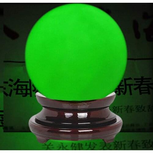 Natural luminous ishihara specimens of mineral crystal luminous ball fluorescent pearl jewelry gift
