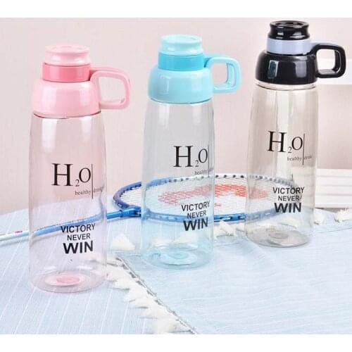 Leakproof Portable Water Bottle Colourful Sports Plastic Kettle Travel Camping Hiking Office School Kettle Kids Water Bottle