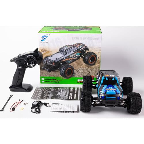 HBX 16889 1/16 2.4G RC Car 4WD 45km/h Brushless RC Car with LED Light Electric Off-Road Truck RTR Model VS 9125 Trucks Toys