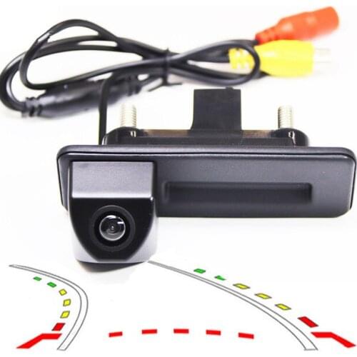 HD CCD Dynamic Trajectory Tracks Car Rear View Parking Camera For Audi A1 Skoda Roomster Fabia Octavia Yeti Superb Car camera