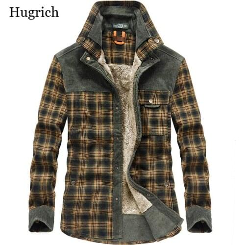 Hugrich Mens Fleece Shirts