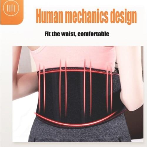 Far infrared USB Electric Heating Belt Tourmalin Heat Therapy Waist Massage Band Back Pain Support Brace Thermal Pad Warmer