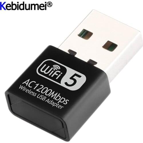 Kebidumei USB Wifi Adapter 1200Mbps Wi fi Adapter 5ghz Antenna USB Ethernet PC Wi-Fi Adapter Lan Wifi Dongle AC Wifi Receiver