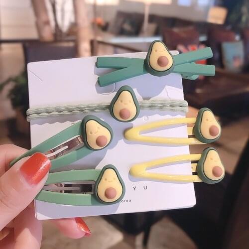 Cute Hair Pin For Girls Cartoon Fruit Hair Accessories Baby Clip Hair Styling Tools Ins Barrettes Kids Hair Wear Headdress