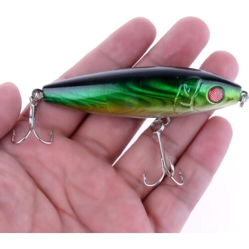 New 1pcs Topwater Pencil Lure Floating jerkbait 8cm 12g Hard Plastic Swimbaits Crankbait Fishing Lure Pesca Fishing Wobbler