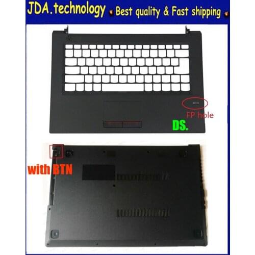 New/Orig for Lenovo V310-14ISK V310-14IKB V310-14 Palmrest Upper cover keyboard bezel w/ FP hole+Bottom Base Cover w/BTN