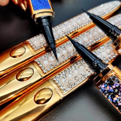 Wholesale Liquid Eyeliner Lash Glue Pen Private Label Cosmetics Magic Eyeliner Bulk Makeup Magnet-free Glue-free Pen Pencil