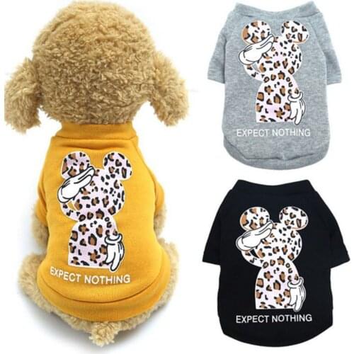 Autumn Winter Warm Pet Dog Clothes Dog Fleece Jacket Coat Puppy Cartoon Clothing Hoodies For Small Medium Dog Yorkshire Outfits