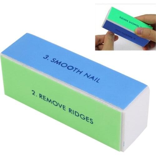 Professional Acrylic Nail Art Tips Buffer Polishing Sanding Block Buffer 4 Way File Salon Manicure Nail Filing Art Tips Tools