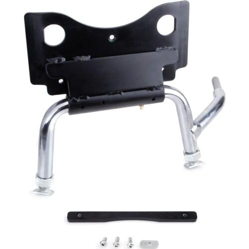 Adjustable Chrome Motorcycle Center Stand Replacement for Harley Touring Street Glide Road King FLHR FLHTCU FLHX 2009-2020