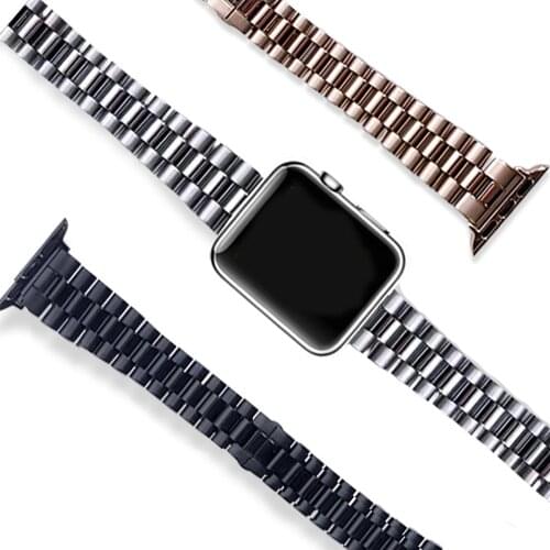 New Stainless Steel Strap for Apple Watch 6 se Band 40mm 44mm Womens Slim Bracelet for iWatch Series 5 4 3 38mm 42mm Wristbands