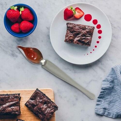 Chef Valon Sauce Plating Art Pencil Plate Dish Sauce Painting Pencil Coffee Art Draw Tool Spoon Stainless Steel ALI88