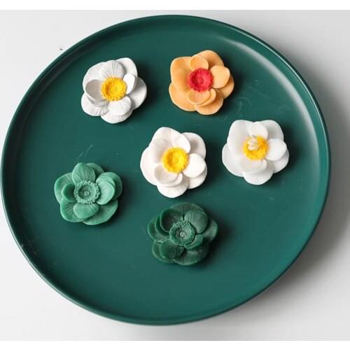 Anemone Candle silicone mold Aromatherapy Candle Silicone Mold 3D Lotus Flower Shape Soap Silicone Mould DIY Candle Form