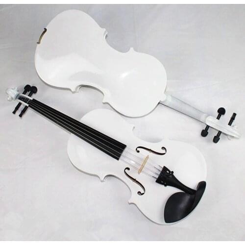 1pcs WHITE color violin 1/4 violin handcraft violino Musical Instruments