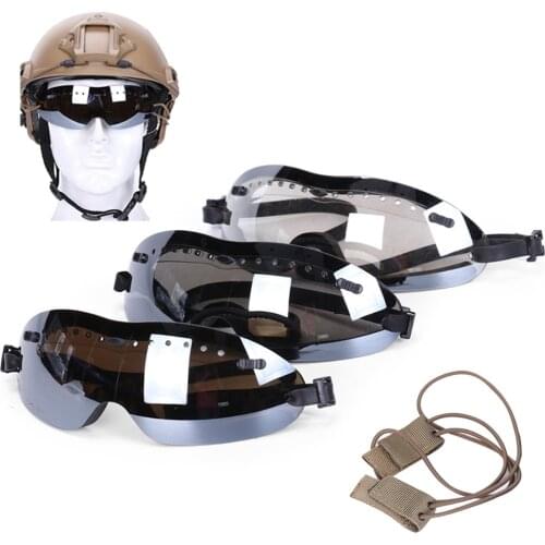 Tactical Goggles Military Shooting Glasses Airsoft Paintball Goggles Windproof Anti Fog CS Protection Eyewear Helmet Accessories