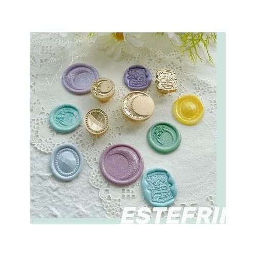 New Seal Handbook Lacquer Seal Chapter Head Envelope Sealing Wax Stamp Greeting Card Invitation Gift Handbook Seal