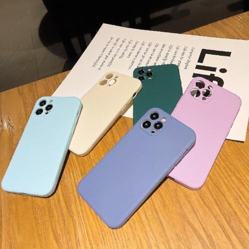 Xiaomi Redmi POCO X3 M3 M2 9C NFC Note 10 10S 9S 9 Pro Max 9A 9i 8 10X 9T Power Plain Color Mobile Phone Case New Shell