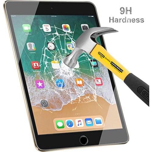 Tempered Glass For iPad Mini 5 4 3 2 1 5th 6th Air 2 Air 1 Pro 9.7 10.5 11 12.9 Screen Protector Films HD 9H Protective Case
