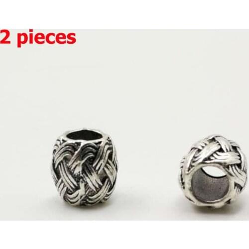 Rattan pattern tassels accessories Tasbih tassel Spaced beads Empty pipe beads Bracelet Bead Accessories