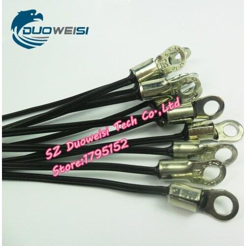 20 pcs / lot NTC thermistor temperature sensor 5K copper ring inner diameter 4.2MM accuracy of 1% B value 3950 100MM