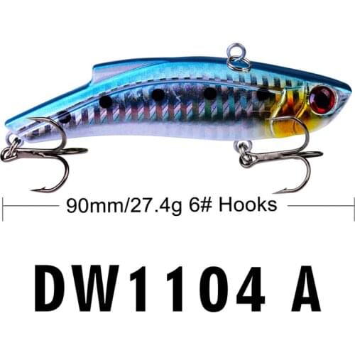 9cm 27.4G Hard Fishing Lure VIB Rattlin Hook Fishing Sinking Vibra Rattlin Hooktion Lures Pencil Baits