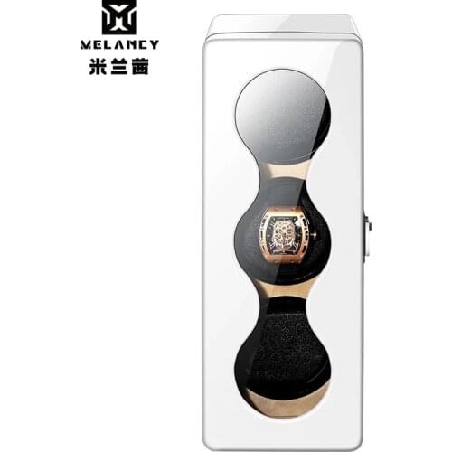 Jewelry Rotation Case Automatic Mechanical Transparent Cover Watch Winder Motor Shaker Collection Luxury Display Box Wristwatch