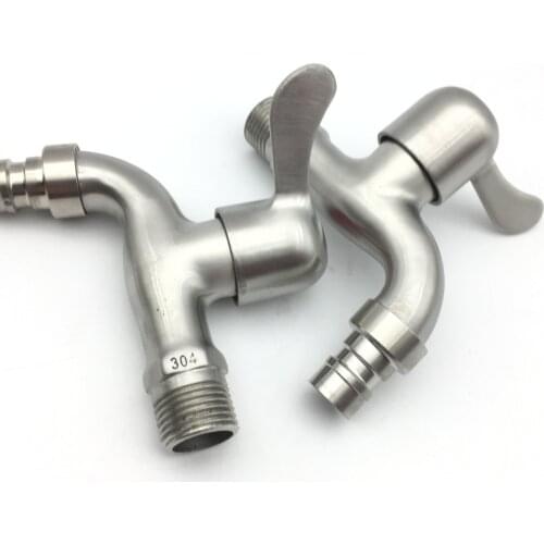 Tap Washing Machine Faucet Sink Basin Water Tap With Single Spout Handle Bathroom Corner Wall Mount Bath Toilet Mop Pool Taps